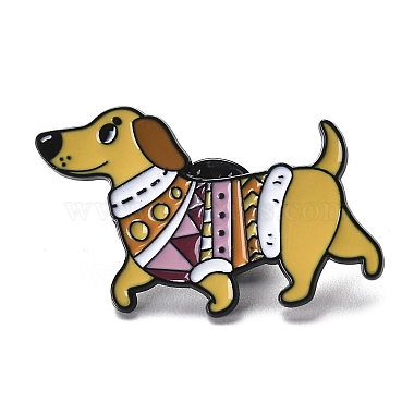 Colorful Dog Alloy+Enamel Enamel Pins