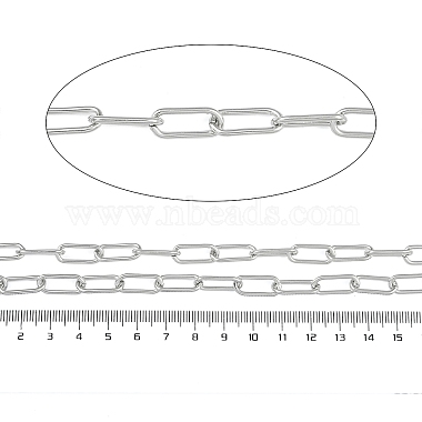 変色しにくい304ステンレススチールペーパークリップチェーン(CHS-F012-05P)-2