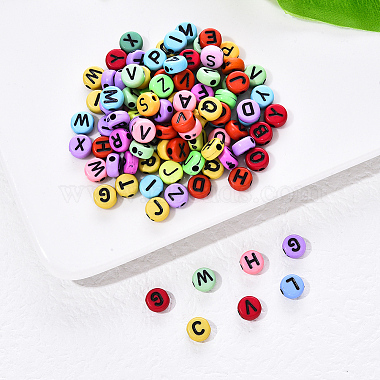 Craft Mixed Color Acrylic Beads(SACR-YW0001-07)-6