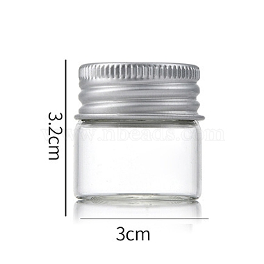 Clear Column Glass Beads Containers