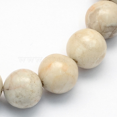 9mm Round Natural Agate Beads