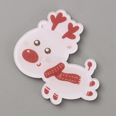 Christmas Acrylic Cabochons(SACR-WH0011-05F)-1