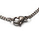 Сердце 304 ожерелья из нержавеющей стали(SJEW-F049-05)-4