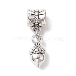 Tibetan Style Alloy Pendants, Squirrel/Cone, Antique Silver, 24mm, Hole: 4.5mm(PALLOY-JF02592-03)