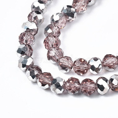 Chapelets de perles en verre galvanoplastique(GR6MMY-29S)-3