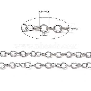 304 Stainless Steel Cable Chains(X-CHS-R009-10)-2