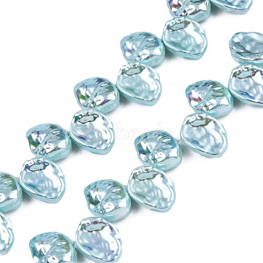 Medium Turquoise Nuggets ABS Plastic Beads