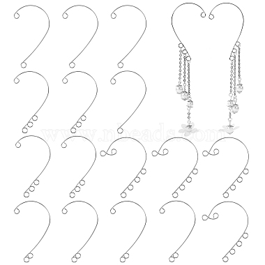 Stainless Steel Color 316 Surgical Stainless Steel Ear Cuff Findings