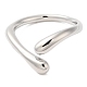 Brass Snake Open Cuff Rings for Women(RJEW-G288-06P)-2