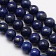 Brins de perles rondes en lapis-lazuli naturel de grade a(X-G-M264-13)-1