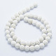 Brins de perles de pierre de lave synthétique(G-F549-6mm-B14)-2