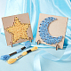 PandaHall Elite 2Sets Star & Moon 3D DIY Nail String Art Kit Arts And Crafts for Adults(DIY-PH0002-87)-2