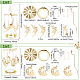 Bougeoir chauffe-plat rotatif en acier inoxydable fée et lune(DIY-FG0005-17G)-2