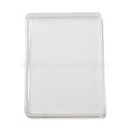 Silicone Molds, Resin Casting Molds, For UV Resin, Epoxy Resin Jewelry Making, Rectangle, White, 184x135x12mm(DIY-XCP0003-19)