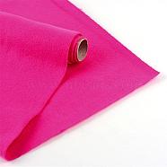 Non Woven Fabric Embroidery Needle Felt For DIY Crafts, Fuchsia, 450x1.2~1.5mm, about 1m/roll(DIY-R069-07)