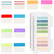 Gorgecraft 3 Sets 2 Style Rectangle Paper Memo Pad, Sticky Notes, Sticker Index Tabs, for Office School Reading, Mixed Color, Note: 41.5~45x11~51.5mm(DIY-GF0007-50)