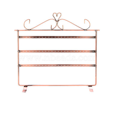 Triple Levels Rectangle Iron Earring Display Stand(CON-PW0001-153A)-2