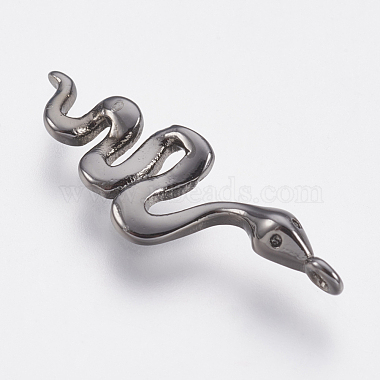Gunmetal Snake Brass Pendants