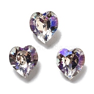 K9 Glass, Imitation Czech Rhinestone, Heart, Moonlight, 6.5x6x4mm(GLAA-H034-02C-001MO)