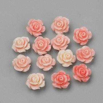 coral flower beads