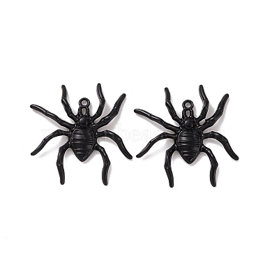 Electrophoresis Black Spider Alloy Pendants