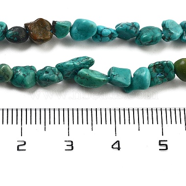 Natural HuBei Turquoise Beads Strands(G-B089-B01-02)-5