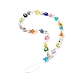 CCB Plastic Beads Mobile Straps(HJEW-JM00566)-1