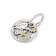 Luminous 925 Sterling Silver Rhinestone Constellation Charms(STER-H114-01AS-09)-2