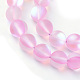Synthetic Moonstone Beads Strands(G-R375-6mm-A12)-1