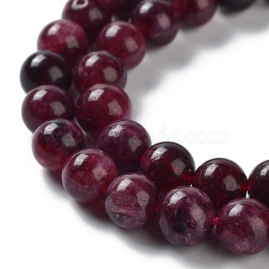 Dyed Natural Malaysia Jade Beads Strands(G-G021-01A-04)-4