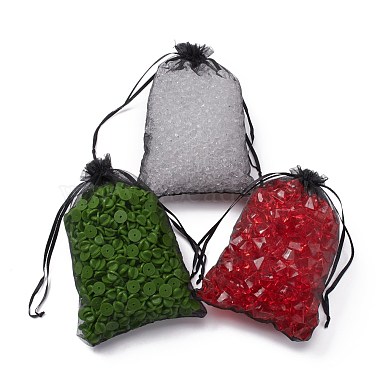 Organza Gift Bags with Drawstring(OP-R016-13x18cm-18)-3