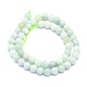 Natural Myanmar Jade/Burmese Jade Beads Strands(G-K310-C05-8mm)-2