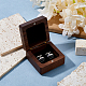 Wood Cuff-link Gift Storage Magnetic Boxes(CON-WH0089-217B)-4
