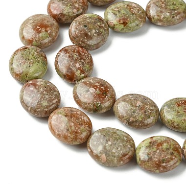 unakite naturelles brins de perles(G-K365-B08-03)-4