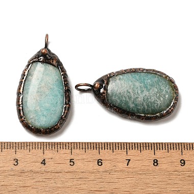 Natural Amazonite Pendants(G-K381-05R-01)-3