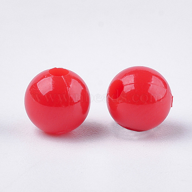 Perles plastiques opaques(X-KY-T005-6mm-604)-2