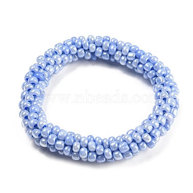 Lavender Glass Bracelets