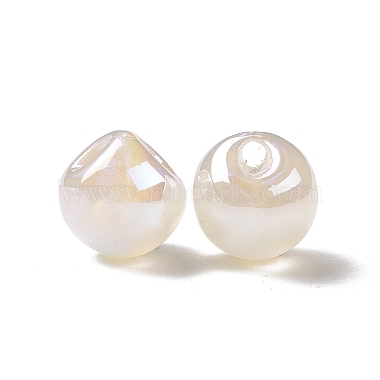 Opaque Acrylic Beads(OACR-A010-02B-01)-2