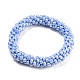 Crochet Glass Beads Braided Stretch Bracelet(BJEW-K232-01B)-1