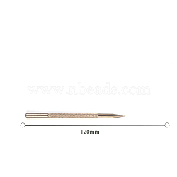 Stainless Steel Leather Making Pen, Scriber Positioning Pen, Stainless Steel Color, 12x5.46cm(PW-WG71548-02)