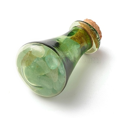 Glass Wishing Bottle Decorations(AJEW-JD00006-02)-3