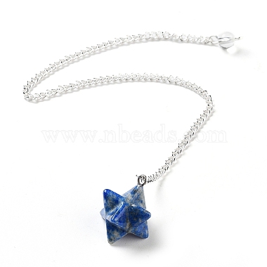 natürlicher Lapislazuli-Anhänger(G-Q016-04E)-2