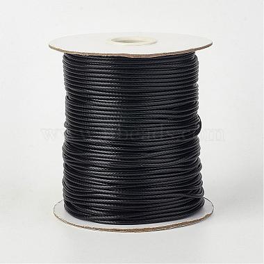 1.5mm Black Waxed Polyester Cord Thread & Cord