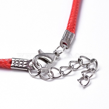 Waxed Cord Necklace Cords(NCOR-R027-M)-4