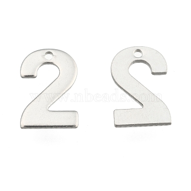 201 Stainless Steel Number Charms(STAS-S035-M)-2