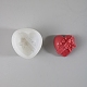 Moldes de silicona para manualidades con forma de corazón y rosa para el día de San Valentín(SIL-Z008-02E)-1