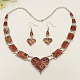 Fashionable Paua Shell/Abalone Shell Jewelry Sets(SJEW-G012-01)-1