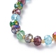 Electroplate Glass Beads Jewelry Sets(SJEW-JS01065)-5