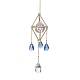 Brass Rhombus Pouch Hanging Ornaments(HJEW-TA00108)-1