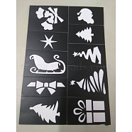Removable Fake Temporary Tattoos Paper Stickers, Cool Body Art, Mixed Shapes, Black, 120x80mm(AJEW-WH0026-A19)